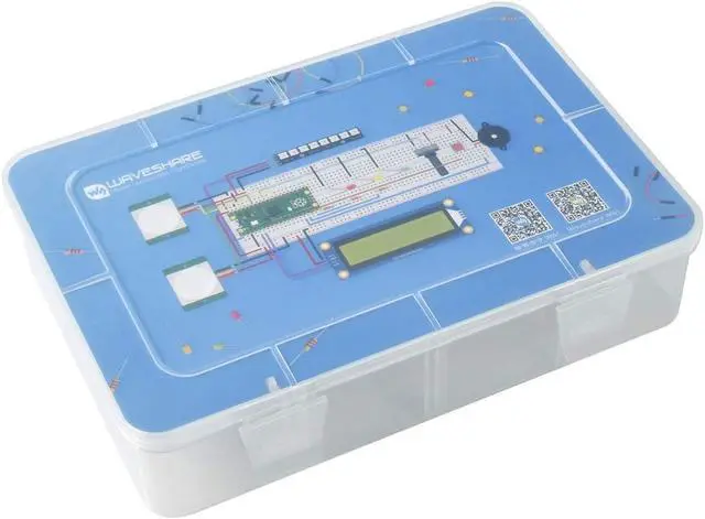 Alt view image 4 of 5 - waveshare for Raspberry Pi Pico Basic Starter Kit with Rich Tutorials and Resources,Fast Getting Started with Raspberry Pi Pico and MicroPython Programming for Raspberry Pi Beginners