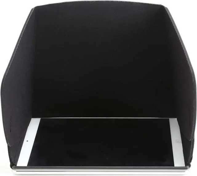 Alt view image 2 of 5 - Collapsible Molded iPad Sun Shade and Privacy Hood Fits 9.7" Screens Case Travel Cover Sun Shield Sun Blocker Sun Guard Sun Protector Fits 9.7" Screens USA