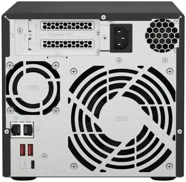 Alt view image 5 of 5 - QNAP TS-473A-8G SAN/NAS Storage System, Black