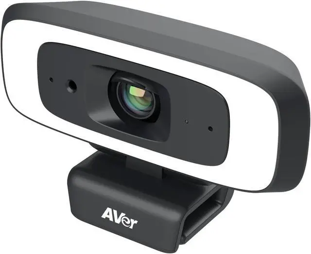 Alt view image 5 of 5 - AVer CAM130 Compact 4K Camera - Portable USB Webcam for Private Video Conferencing and Remote Work - with Built-in Lighting and Privacy Cover - Dual FOV - Laptop or Tripod Mountable Conference Cam