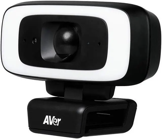Alt view image 3 of 5 - AVer CAM130 Compact 4K Camera - Portable USB Webcam for Private Video Conferencing and Remote Work - with Built-in Lighting and Privacy Cover - Dual FOV - Laptop or Tripod Mountable Conference Cam