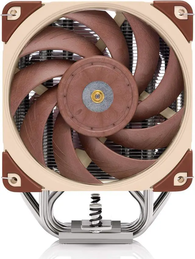 Alt view image 2 of 5 - Noctua NH-U12A, Premium CPU Cooler with High-Performance Quiet NF-A12x25 PWM Fans (120mm, Brown) for Desktop