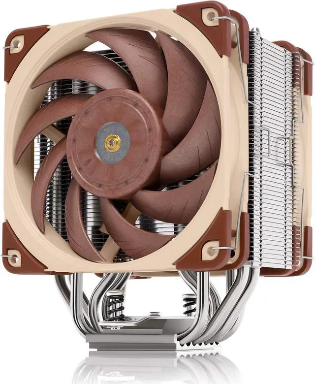 Main image of Noctua NH-U12A, Premium CPU Cooler with High-Performance Quiet NF-A12x25 PWM Fans (120mm, Brown)