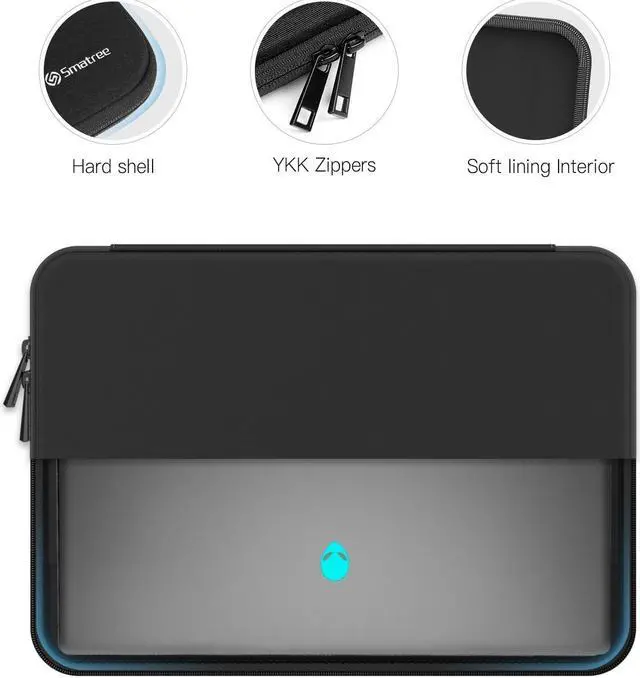 Alt view image 3 of 5 - Smatree Hard EVA Protective Sleeve for 16 inch Lenovo Legion Slim 7i Gen 9/8/7, Legion Slim 5i/5 Gen 9/8, Legion 5 Pro Gen 7, LOQ 15, IdeaPad Flex 5i/ 5 2-in-1/Flex 5/5i Gen 8, ThinkPad T16 Gen 2/1