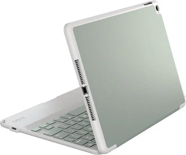 Main image of ZAGG Folio Case, Hinged Keyboard for iPad Air 2 - Sage (ID6ZFN-GY0)