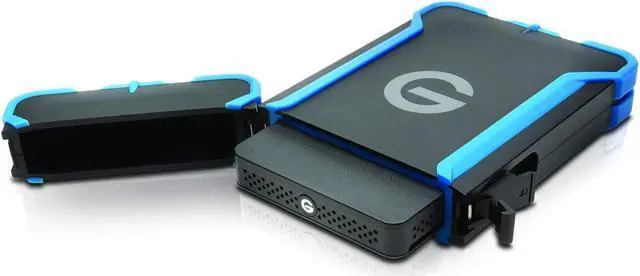 Alt view image 4 of 5 - G-Technology 1TB G-DRIVE ev ATC Portable External Hard Drive with tethered USB 3.0 cable - All-Terrain Drive Solution - 0G03614-1