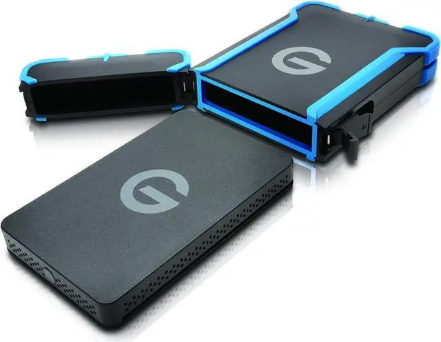 Alt view image 3 of 5 - G-Technology 1TB G-DRIVE ev ATC Portable External Hard Drive with tethered USB 3.0 cable - All-Terrain Drive Solution - 0G03614-1