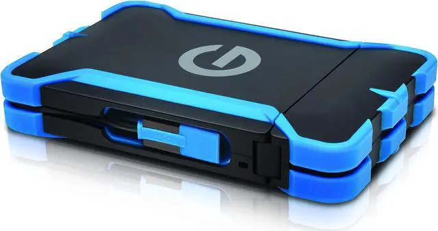 Alt view image 5 of 5 - G-Technology 1TB G-DRIVE ev ATC Portable External Hard Drive with tethered USB 3.0 cable - All-Terrain Drive Solution - 0G03614-1