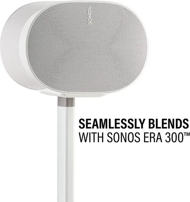Alt view image 3 of 5 - Sanus Speaker Stands for Sonos Era 300 (Pair) - WSSE32-W2