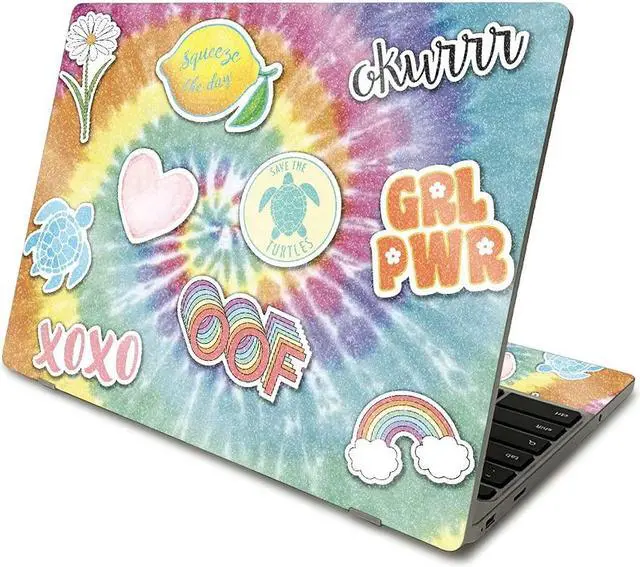 Main image of MightySkins Glossy Glitter Skin Compatible with Samsung Chromebook 4 (2021) 11.6" - VSCO Girl | Protective, Durable High-Gloss Glitter Finish | Easy to Apply and Change Styles | Made in The USA