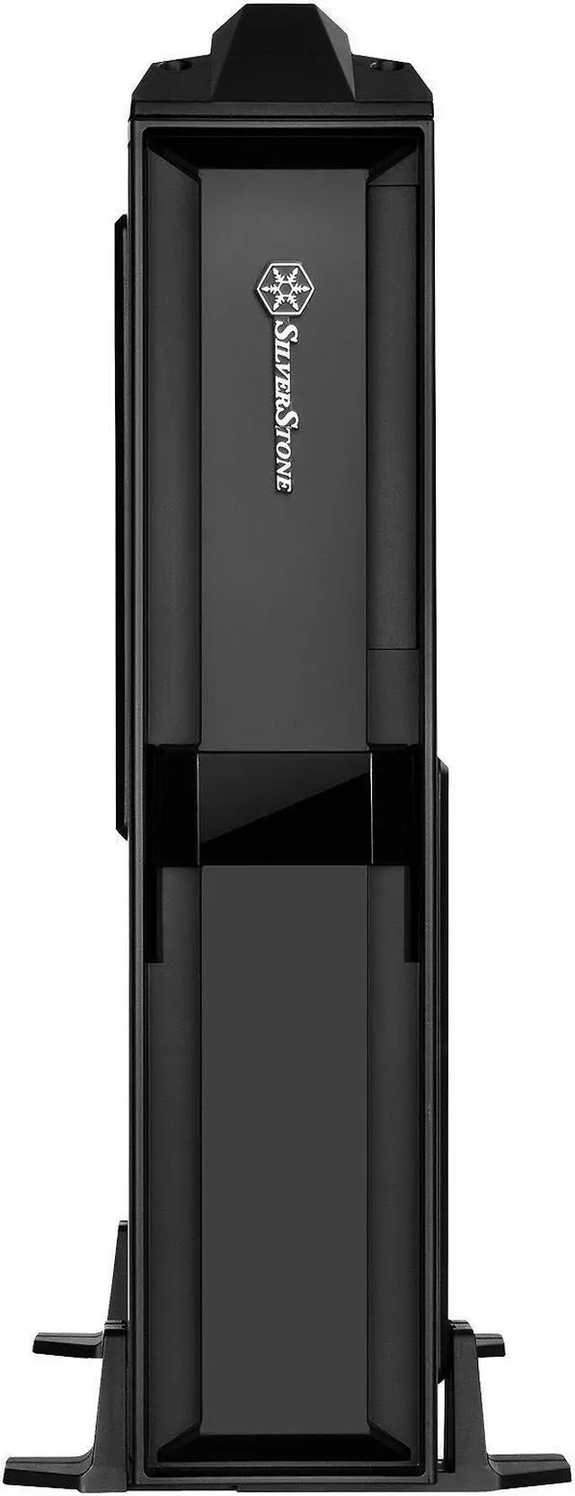 Alt view image 3 of 5 - SilverStone Technology ML08B-H Mini-ITX Slim Small Form Factor Computer Case with Handle ML08B-H-x