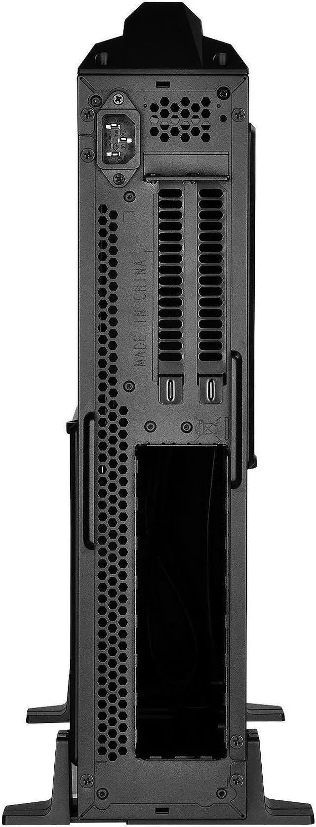Alt view image 4 of 5 - SilverStone Technology ML08B-H Mini-ITX Slim Small Form Factor Computer Case with Handle ML08B-H-x