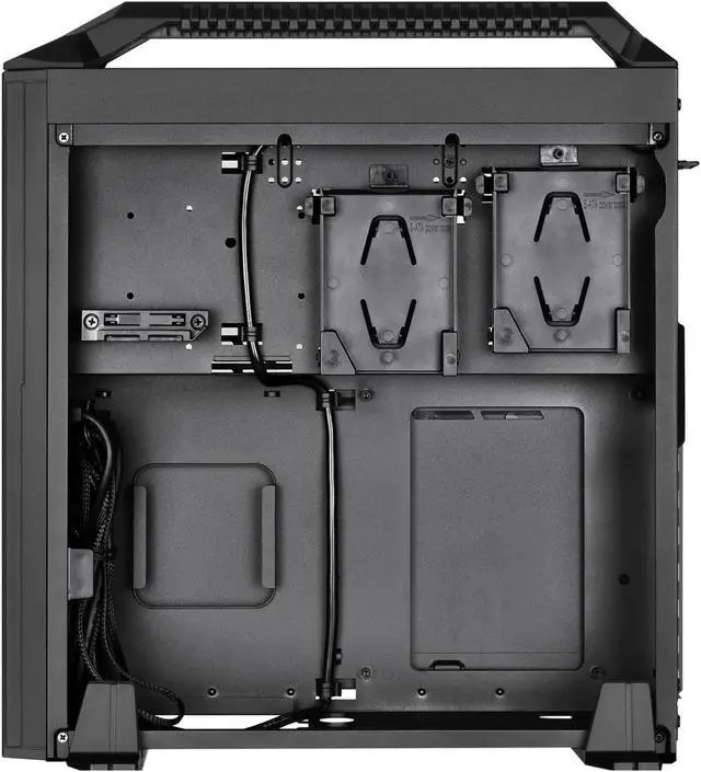 Alt view image 5 of 5 - SilverStone Technology ML08B-H Mini-ITX Slim Small Form Factor Computer Case with Handle ML08B-H-x