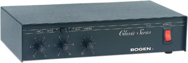 Main image of New Bogen 10W Classic Amplifier 10 Watts UL and CSA Mounted TEL Volume Control Voice Wall Mount Kit