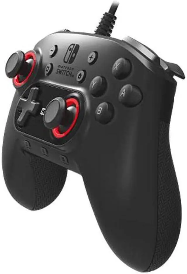 Alt view image 3 of 5 - HORI Nintendo Switch HORIPAD Plus+ Wired Controller for first person shooters, battle royales and more - Officially Licensed by Nintendo