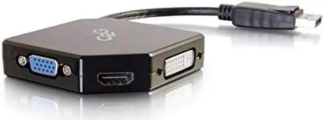 Alt view image 2 of 4 - C2G/Cables to Go DisplayPort to HDMI, VGA, or DVI Adapter Converter (54340)