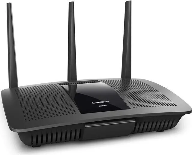 Main image of Linksys EA7300 Max-Stream: AC1750 Dual-Band Wi-Fi Router, Gigabit Ethernet Ports, 1,500 square-foot Range, 10 Devices, MU-MIMO (Black)
