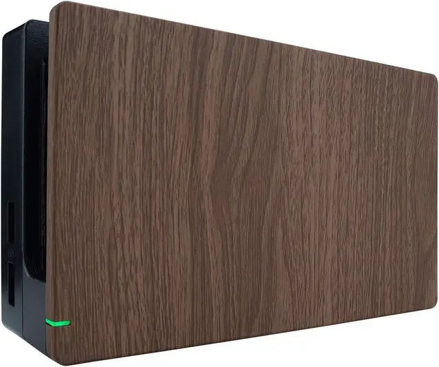 Alt view image 5 of 5 - eXtremeRate Wood Grain Patterned Soft Touch Joycon Housing Shell with Full Set Buttons for Nintendo Switch, Replacement Faceplate for Nintendo Switch Dock  Joy-Con Dock NOT Included