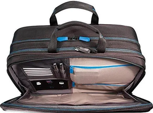 Alt view image 5 of 5 - Mobile Edge Vindicator Gaming Laptop Briefcase 2.0 - Perfect for Alienware Gaming Laptops 15" Laptops - Modern ScanFast Checkpoint Friendly Laptop Briefcase for Men & Women, Professionals, Travel