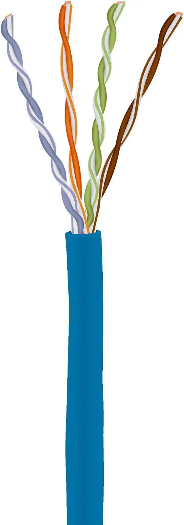 Alt view image 2 of 5 - Infinity Cable Cat6 Plenum 550MHz CMP 23AWG UTP, 1000 Feet, Solid, 100% Pure Copper, UL Certified, Easy to Pull (Reelex II) Box, Blue