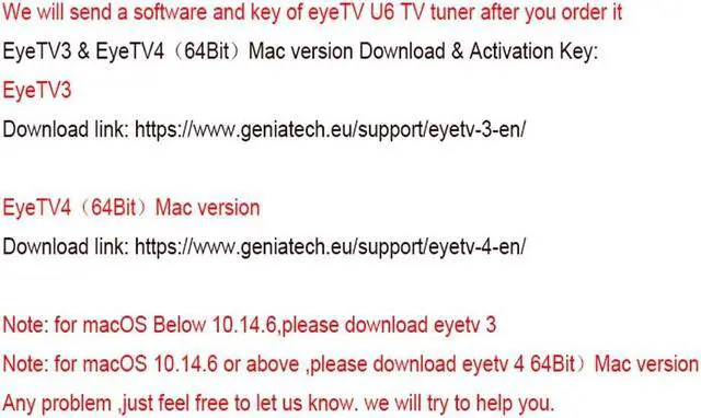 Alt view image 2 of 5 - EyeTV GT-1U620160701 U6 Pocket-Sized HDTV Tuner Stick for Apple MacBook Series