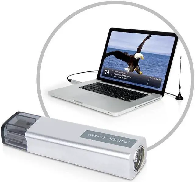 Alt view image 4 of 5 - EyeTV GT-1U620160701 U6 Pocket-Sized HDTV Tuner Stick for Apple MacBook Series