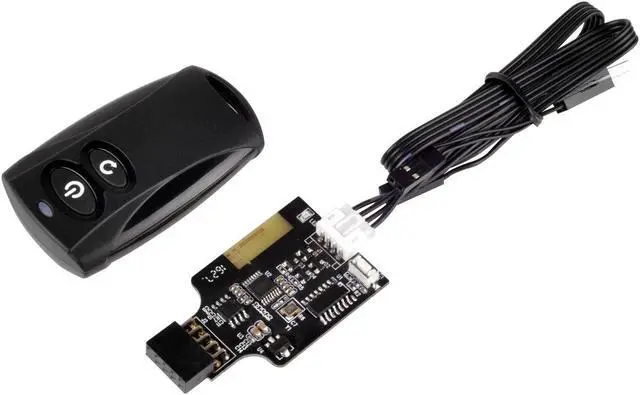 Alt view image 4 of 5 - SilverStone Technology 2.4G Wireless Remote Computer Power/Reset Switch, USB 2.0 9-pin Interface ES02-USB Components Other