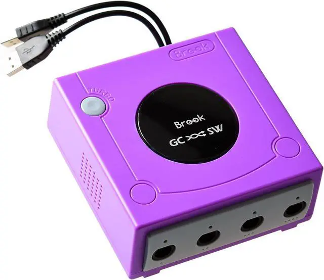 Alt view image 2 of 5 - Mcbazel Brook Super SW Converter for GameCube GC to Nintendo Switch Controller Adapter with Gam3Gear Keychain