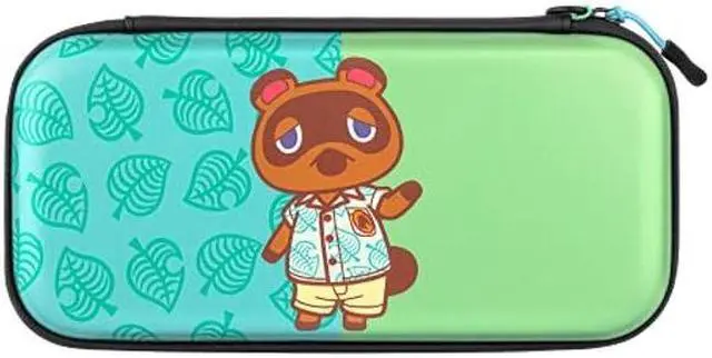 Alt view image 2 of 5 - PDP Gaming Officially Licensed Switch Pull-N-Go Travel Case - Animal Crossing - Semi-Hardshell Protection - Protective PU Leather - Holds 14 Games - Works with Switch OLED & Lite - Perfect for Kids
