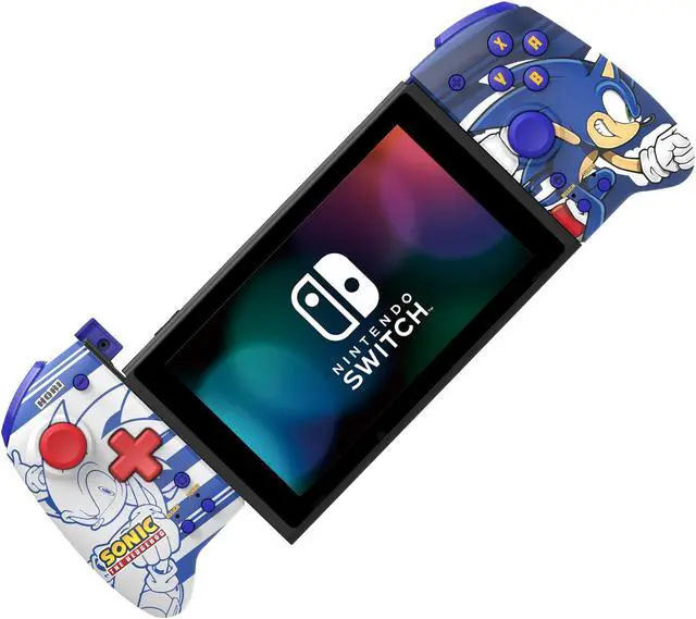 Alt view image 4 of 5 - HORI Split Pad Pro (Sonic) Ergonomic Controller for Handheld Mode - Officially Licensed By Nintendo & Sega - Nintendo Switch