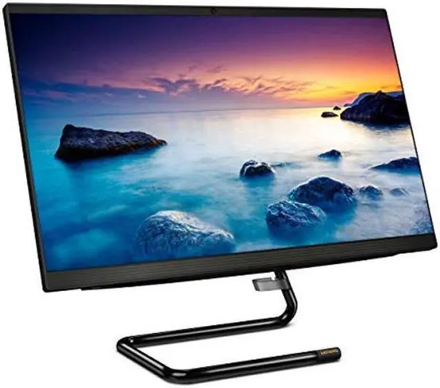 Alt view image 3 of 5 - Lenovo IdeaCentre AIO 3i 24" All-in-One Computer, Intel Core i3-10100T, FHD Display, 8GB RAM, 1TB HDD, 256GB SSD, DVD RW Drive, Windows 10