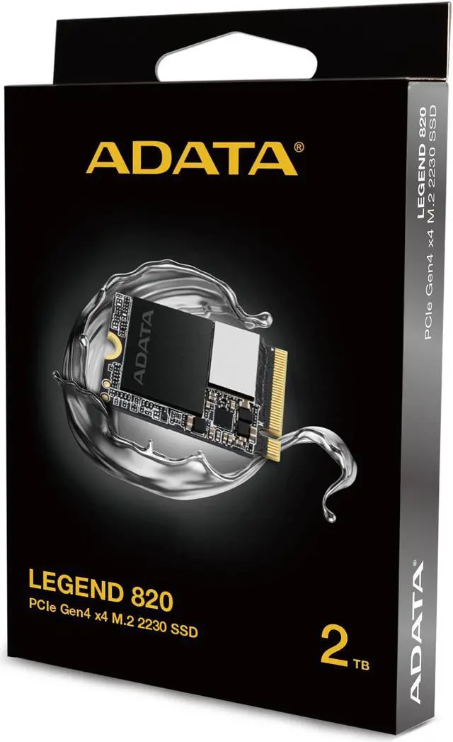 Alt view image 3 of 5 - ADATA 2TB 2230 SSD, Legend 820, NVMe PCIe Gen4 x 4 M.2, Speed up to 5,000MB/s, Internal Solid State Drive for Steam Deck, Asus Rog Ally, Microsoft Surface, Other PC and Gaming Consoles