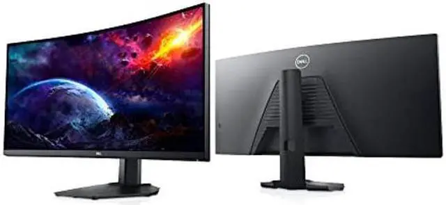 Alt view image 5 of 5 - Dell Curved Gaming, 34 Inch Curved Monitor with 144Hz Refresh Rate, WQHD (3440 x 1440) Display, Black - S3422DWG