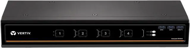 Main image of Vertiv Avocent 4-Port Dual-Head DVI-I 4K Ultra HD KVM Switch (SV340)