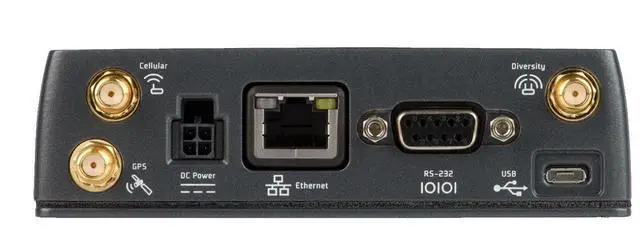 Alt view image 2 of 4 - Sierra Wireless AirLink Raven RV50X 1103052 Gateway Modem - North America and EMEA - DC Cable with DIN Mounting Bracket