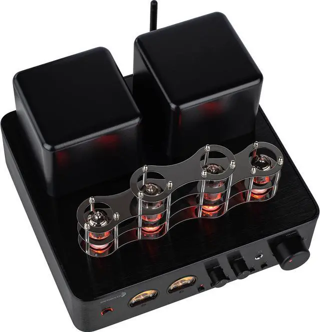 Alt view image 2 of 4 - Dayton Audio HTA100 Integrated Stereo Hybrid Tube Amplifier 100 Watts
