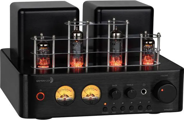 Main image of Dayton Audio HTA100 Integrated Stereo Hybrid Tube Amplifier 100 Watts