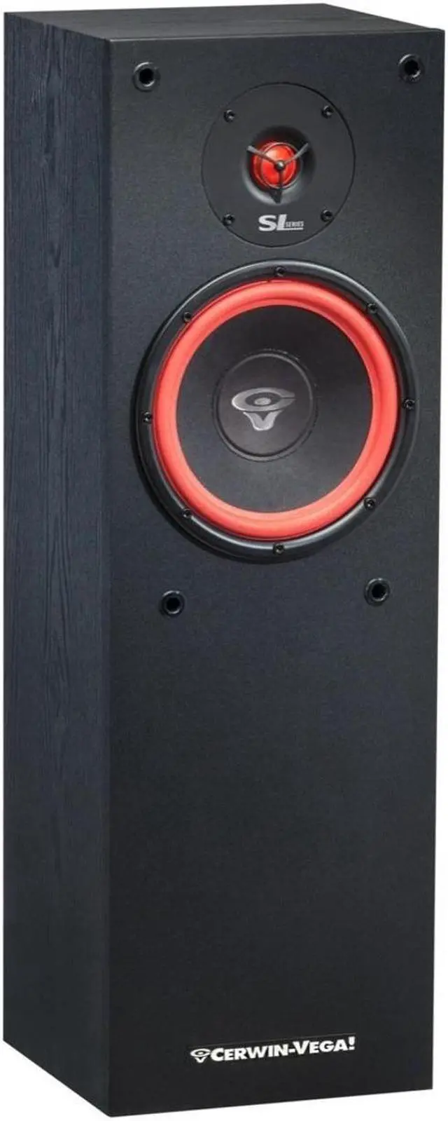 Alt view image 3 of 4 - Cerwin-Vega SL-8 SL Series 8" 150 Watts 2-Way Floor Speaker Black