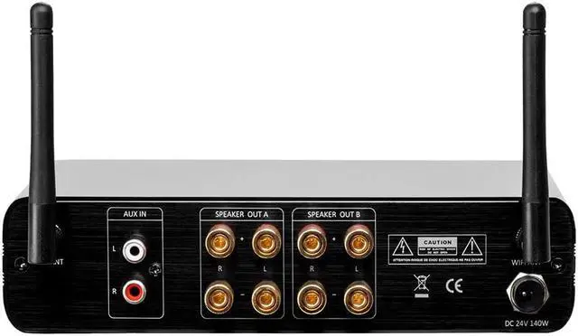 Alt view image 3 of 5 - OSD Nero Stream WRA: Outdoor Amplifier w/App Control (100W x 2), Stream Spotify, Tidal & More, IP64 Weatherproof, Class D Compact Design, EQ Control, Ideal for Backyards & Patios
