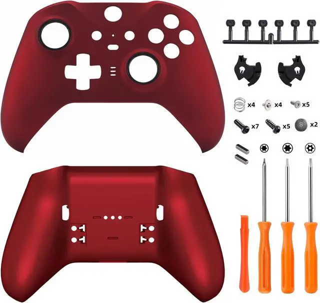 Main image of eXtremeRate Faceplate Shell + Bottom Shell for Xbox Elite Series 2, Elite Series 2 Core Controller - Scarlet Red