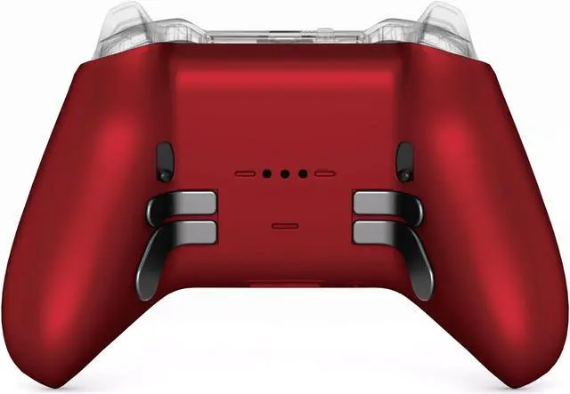 Alt view image 4 of 5 - eXtremeRate Faceplate Shell + Bottom Shell for Xbox Elite Series 2, Elite Series 2 Core Controller - Scarlet Red