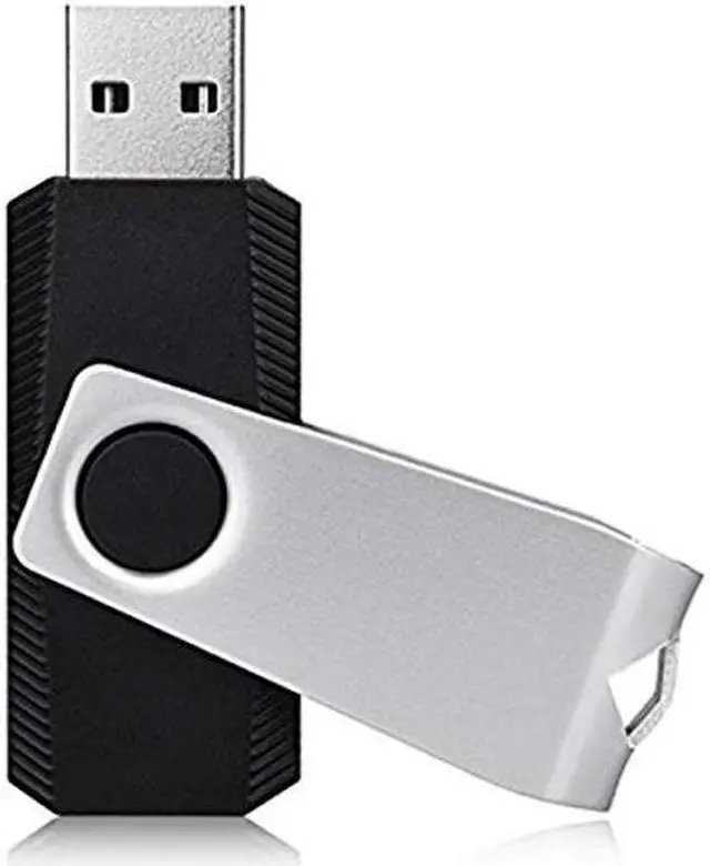 Alt view image 2 of 5 - KEXIN 10 Pack 32GB USB Flash Drive Bulk Flash Drive Thumb Drive Memory Stick USB 2.0 Flash Drive Swivel Drive Black (32 GB, Black 10 Pack)
