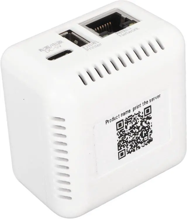 Alt view image 5 of 5 - USB 2.0 Network Print Server 5V LAN Print Share Server Print Server for Windows XP for Android for Linux 3.4 100?240V (US Plug)