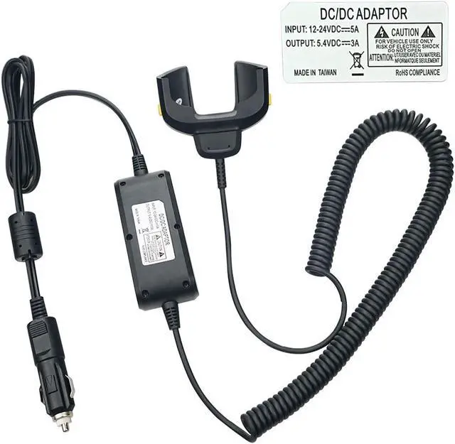 Alt view image 2 of 5 - Vehicle Charger Cable for TC70 TC72 ,Car Charger Cable for Zebra Symbol TC70X TC77,CBL-TC7X-USB1-01 Scanner Handheld Computer PDA Charger Accessories