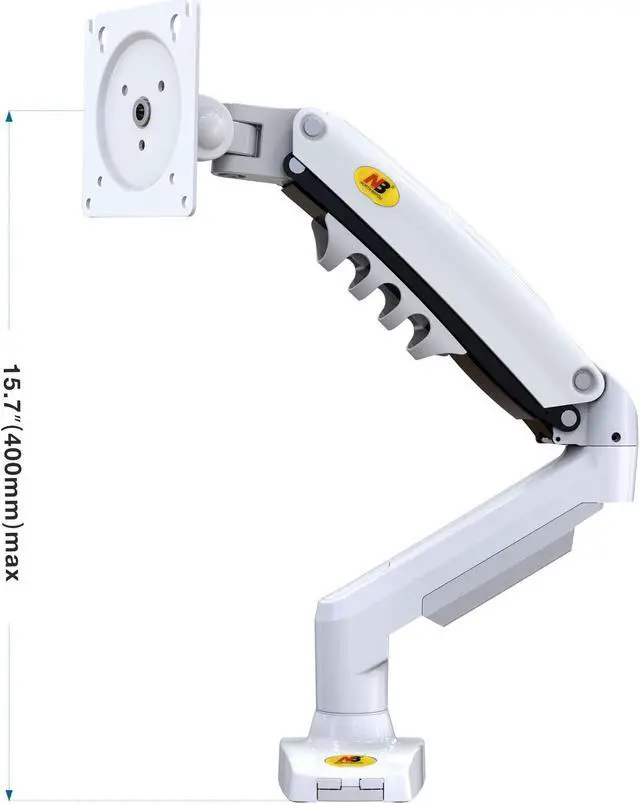 Alt view image 4 of 5 - NB North Bayou Monitor Desk Mount Stand Full Motion Swivel Monitor Arm with Gas Spring for 17-30''Monitors(Within 4.4lbs to 19.8lbs) Computer Monitor Stand F80-W