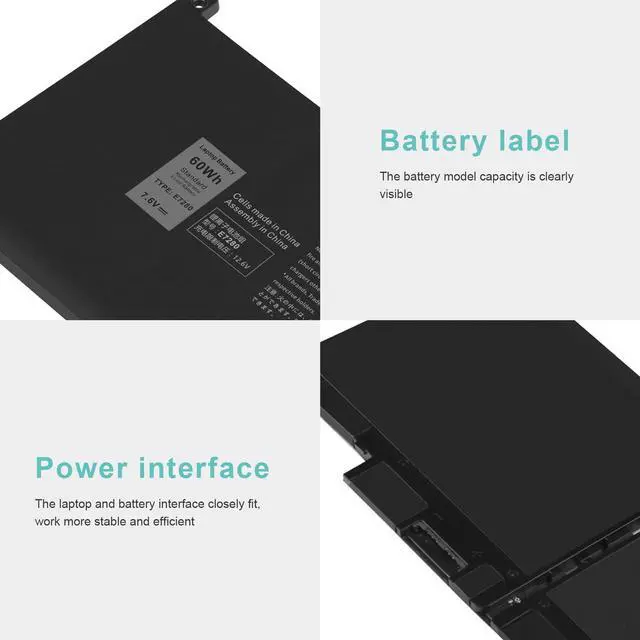 Alt view image 4 of 5 - 60Wh F3YGT Laptop Battery for Dell Latitude 12 7000 7280 7290/13 7000 7380 7390 P29S002/14 7000 7480 7490 P28S P28S001 P73G P73G002 Series DM3WC 0DM3WC DM6WC 2X39G KG7VF V4940 451-BBYE 453-BBCF