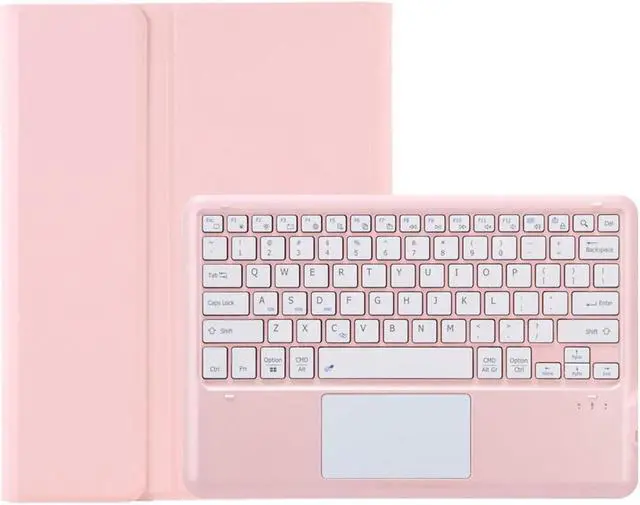 Alt view image 3 of 5 - AnMengXinLing Keyboard Case for Samsung Tab S9 (SM- X710/716B/718U) - Touchpad Detachable Keyboard with S Pen Holder Cover for 11-Inch Galaxy Tab S9 2023 Tablet (Pink)