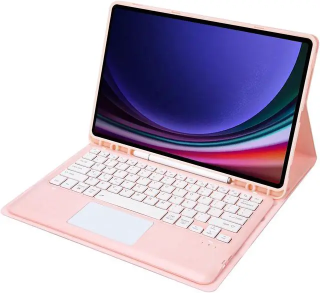 Alt view image 5 of 5 - AnMengXinLing Keyboard Case for Samsung Tab S9 (SM- X710/716B/718U) - Touchpad Detachable Keyboard with S Pen Holder Cover for 11-Inch Galaxy Tab S9 2023 Tablet (Pink)