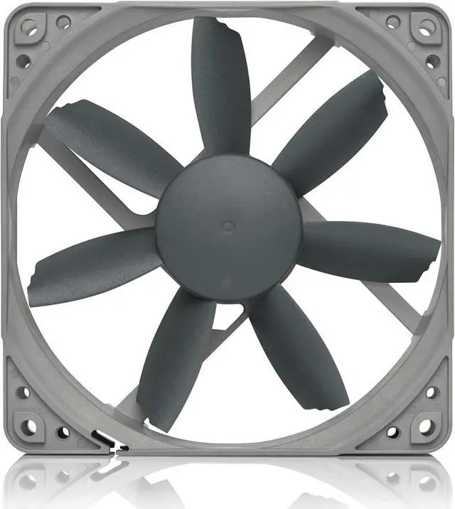 Alt view image 2 of 5 - Noctua NF-S12B redux-1200 PWM, High Performance Cooling Fan, 4-Pin, 1200 RPM (120mm, Grey)