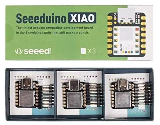 Alt view image 3 of 5 - Seeed Studio XIAO SAMD21 - Smallest Arduino Microcontroller with Rich Interfaces for Wearable Devices, 100% Arduino IDE Compatible, 3pcs